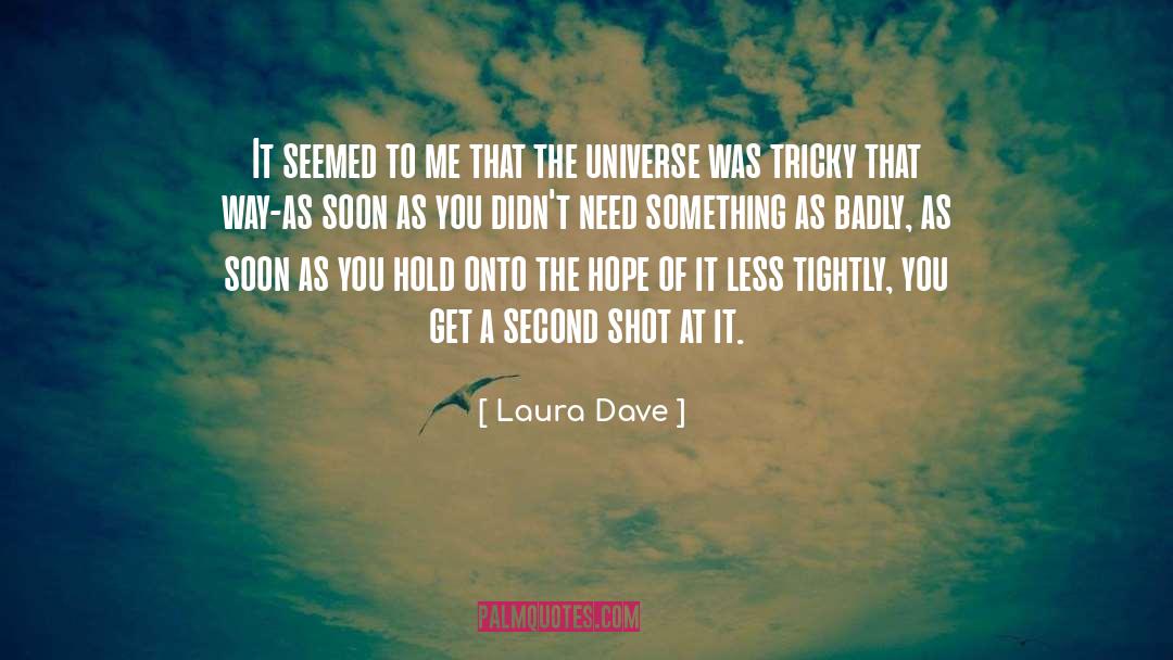 Laura Dave Quotes: It seemed to me that