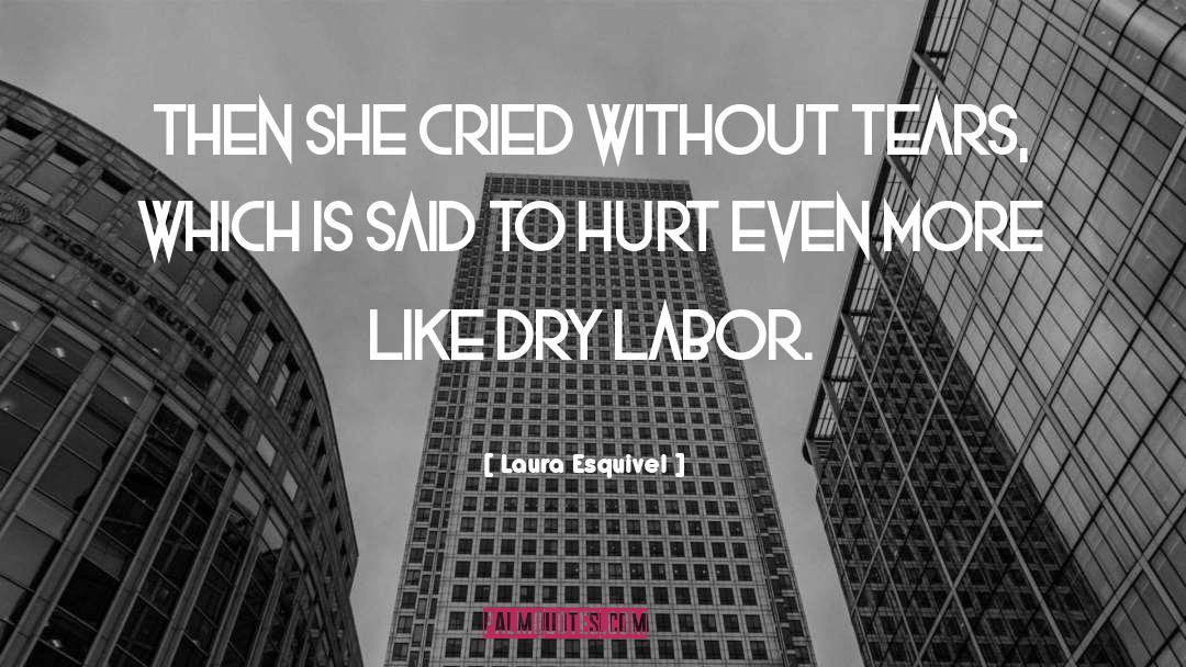 Laura Esquivel Quotes: Then she cried without tears,