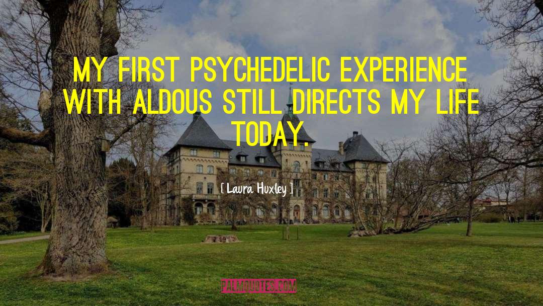 Laura Huxley Quotes: My first psychedelic experience with