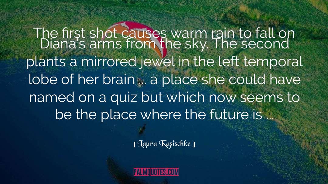 Laura Kasischke Quotes: The first shot causes warm
