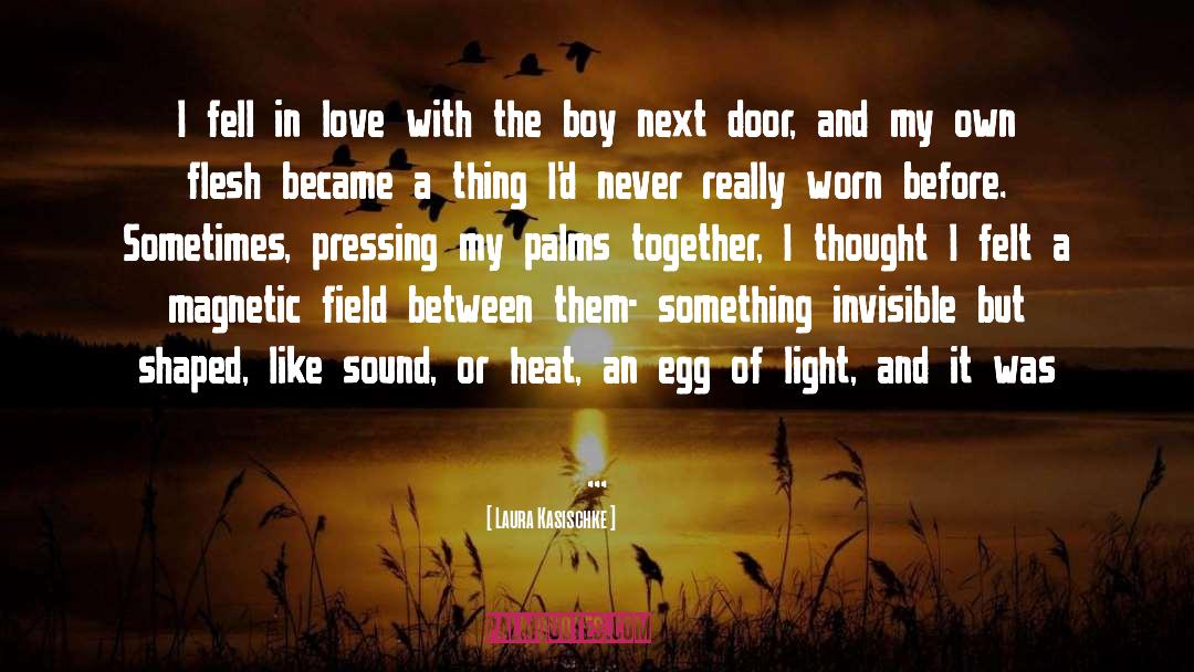 Laura Kasischke Quotes: I fell in love with