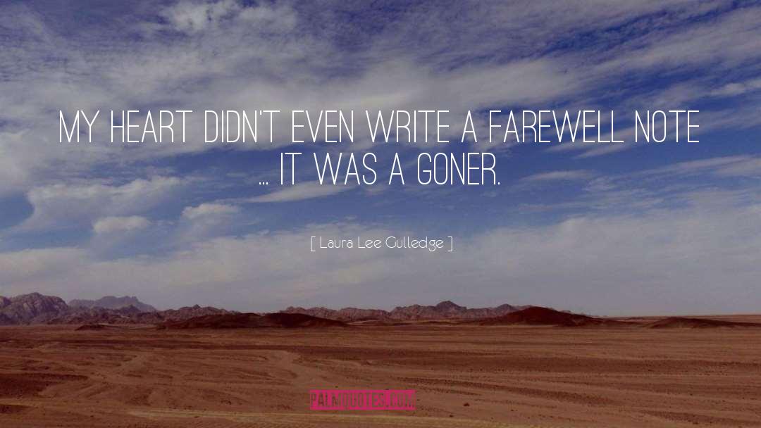 Laura Lee Gulledge Quotes: My heart didn't even write