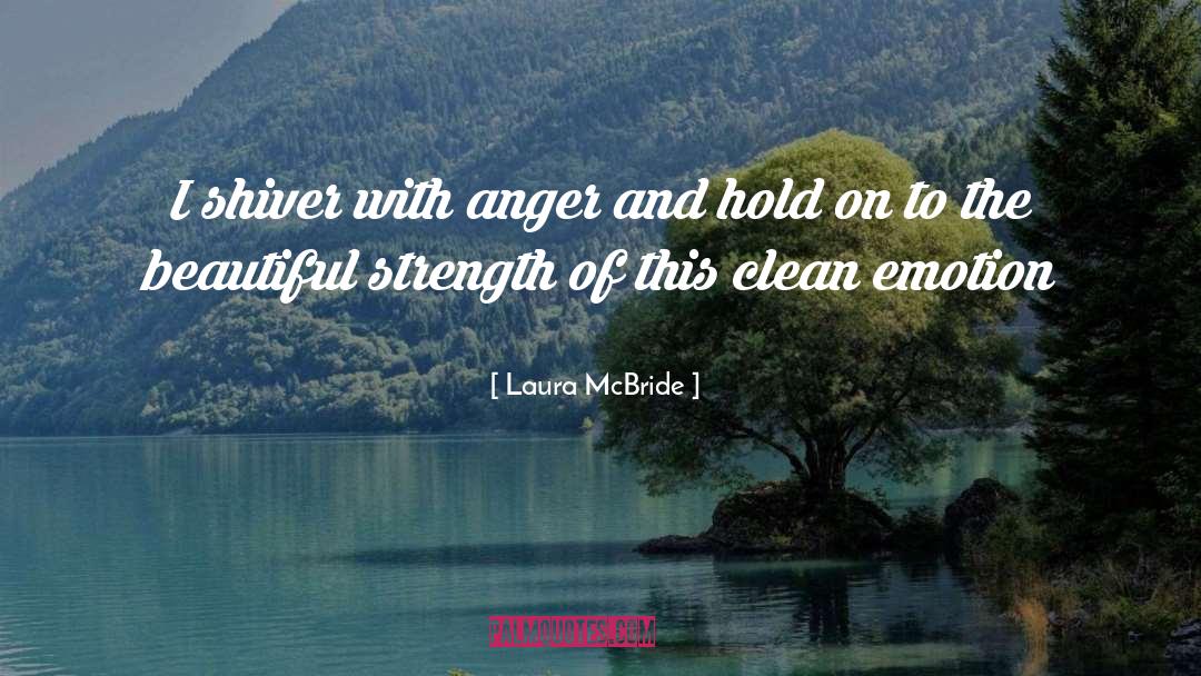 Laura McBride Quotes: I shiver with anger and