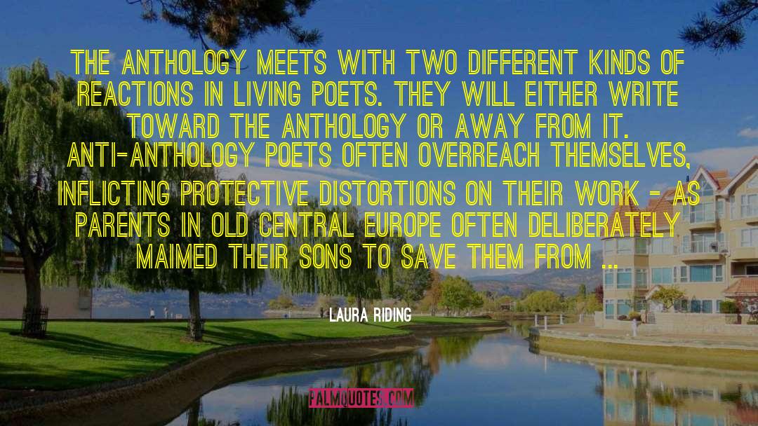 Laura Riding Quotes: The anthology meets with two