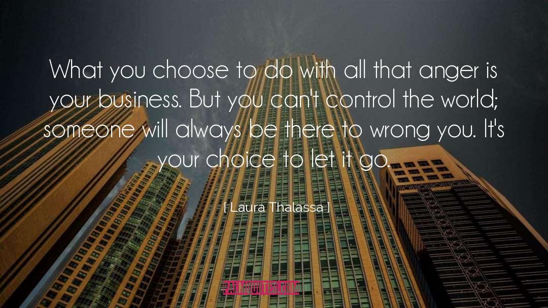 Laura Thalassa Quotes: What you choose to do