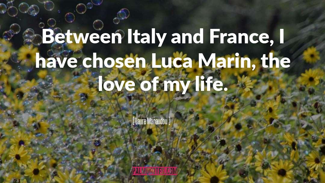 Laure Manaudou Quotes: Between Italy and France, I