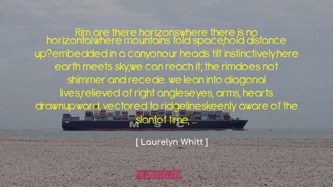 Laurelyn Whitt Quotes: Rim <br /><br />are there
