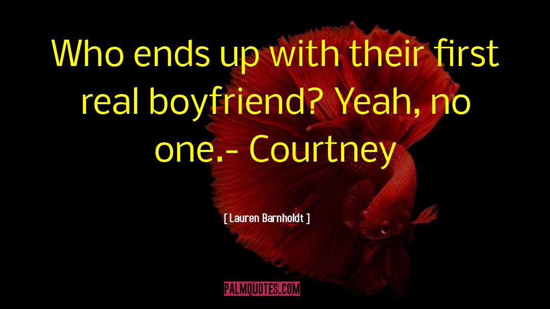 Lauren Barnholdt Quotes: Who ends up with their