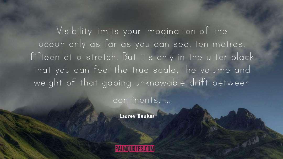 Lauren Beukes Quotes: Visibility limits your imagination of