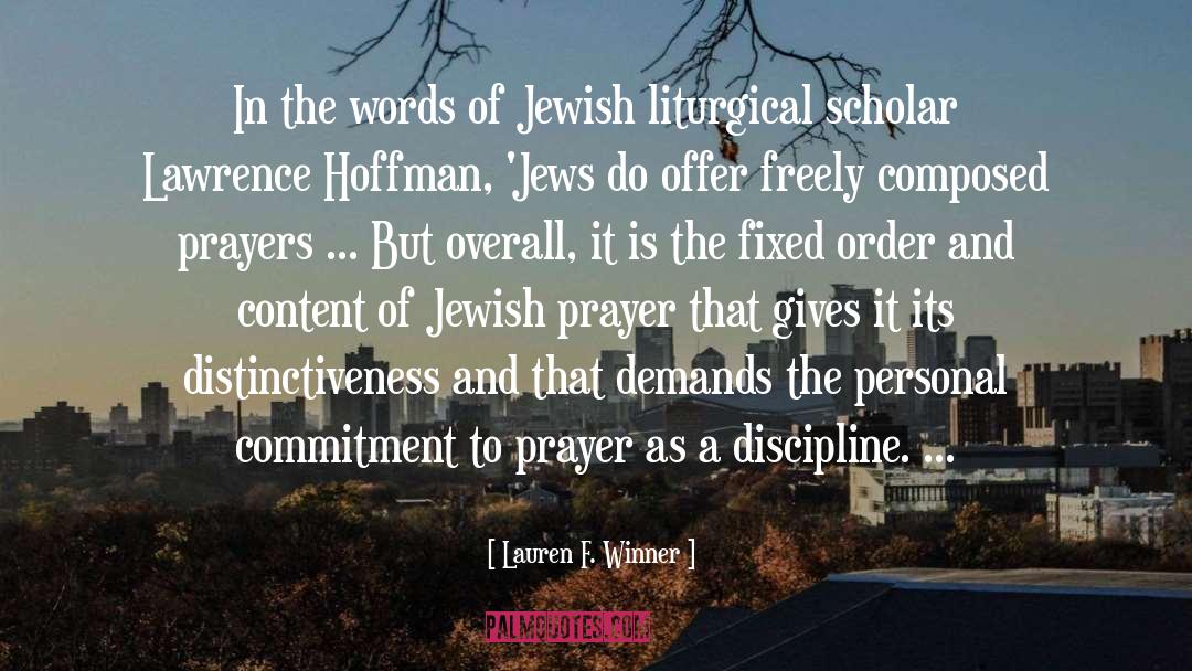 Lauren F. Winner Quotes: In the words of Jewish