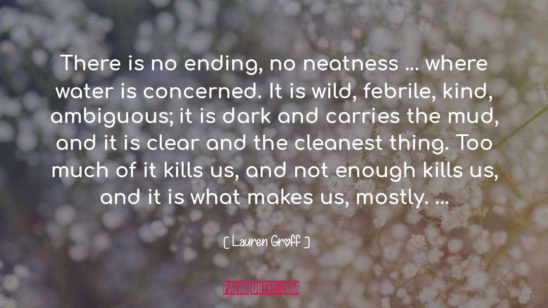 Lauren Groff Quotes: There is no ending, no