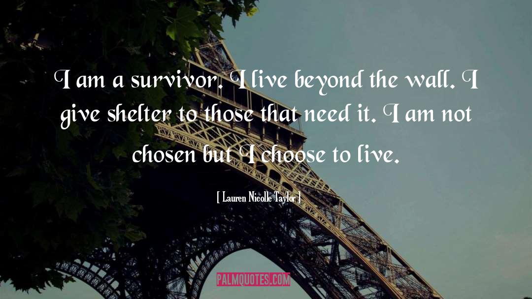 Lauren Nicolle Taylor Quotes: I am a survivor. I