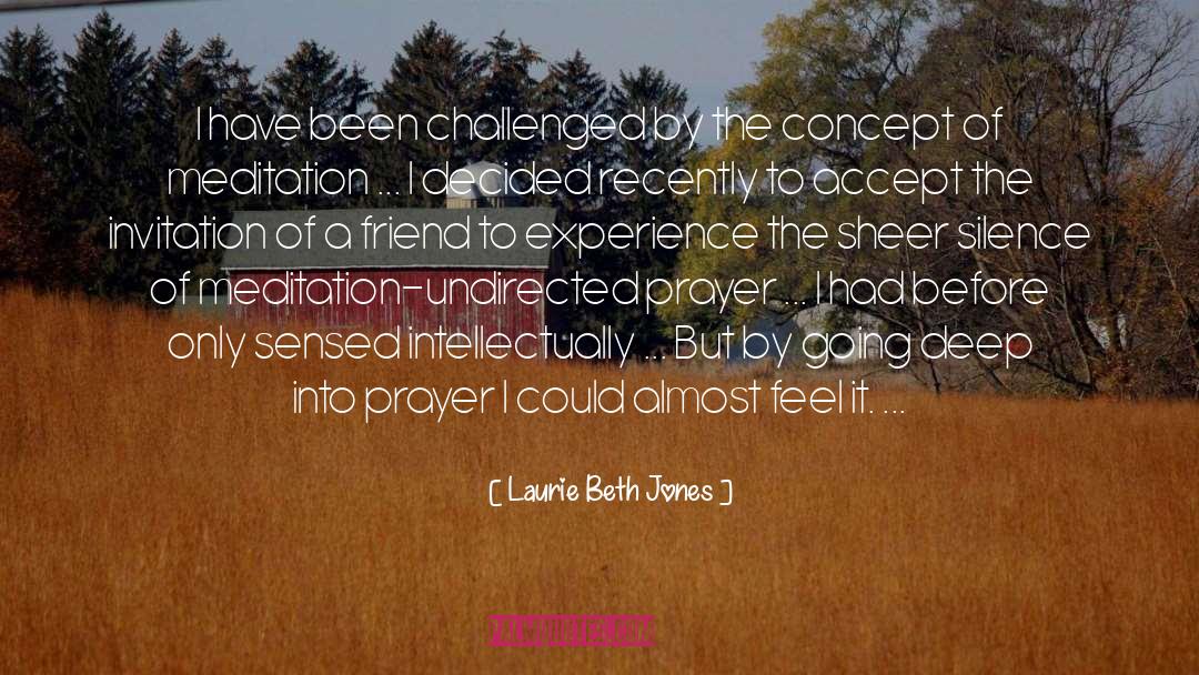Laurie Beth Jones Quotes: I have been challenged by
