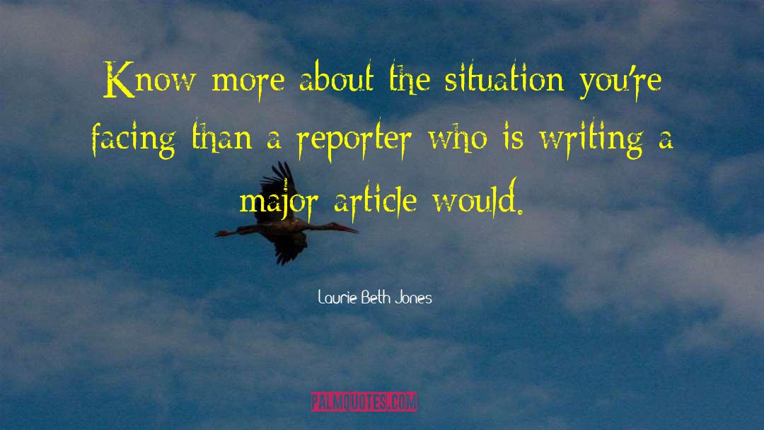 Laurie Beth Jones Quotes: Know more about the situation