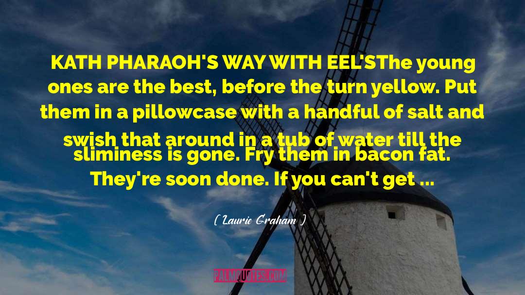 Laurie Graham Quotes: KATH PHARAOH'S WAY WITH EEL'S<br