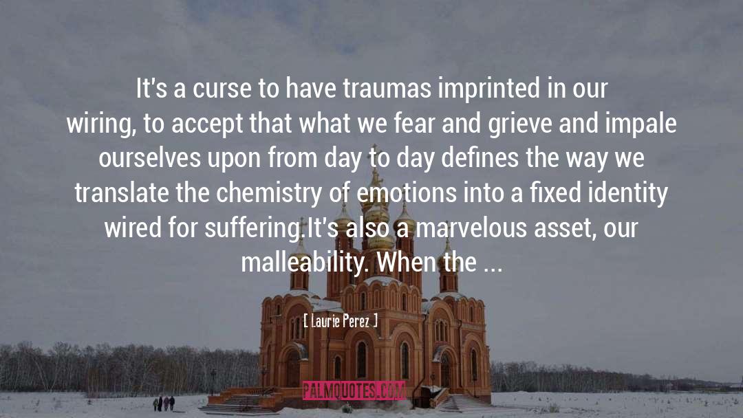 Laurie Perez Quotes: It's a curse to have