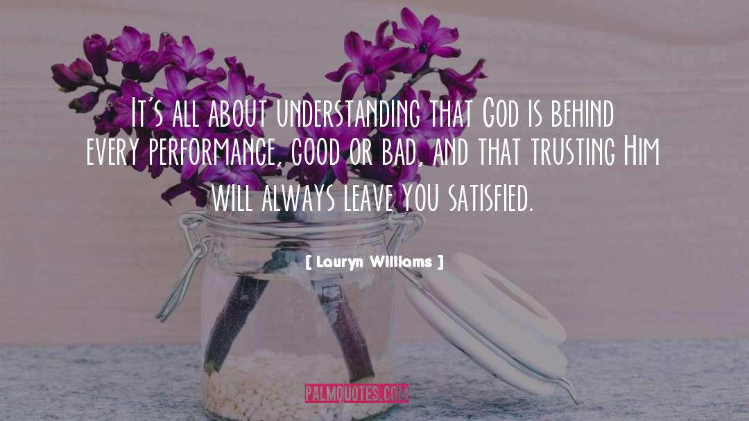 Lauryn Williams Quotes: It's all about understanding that
