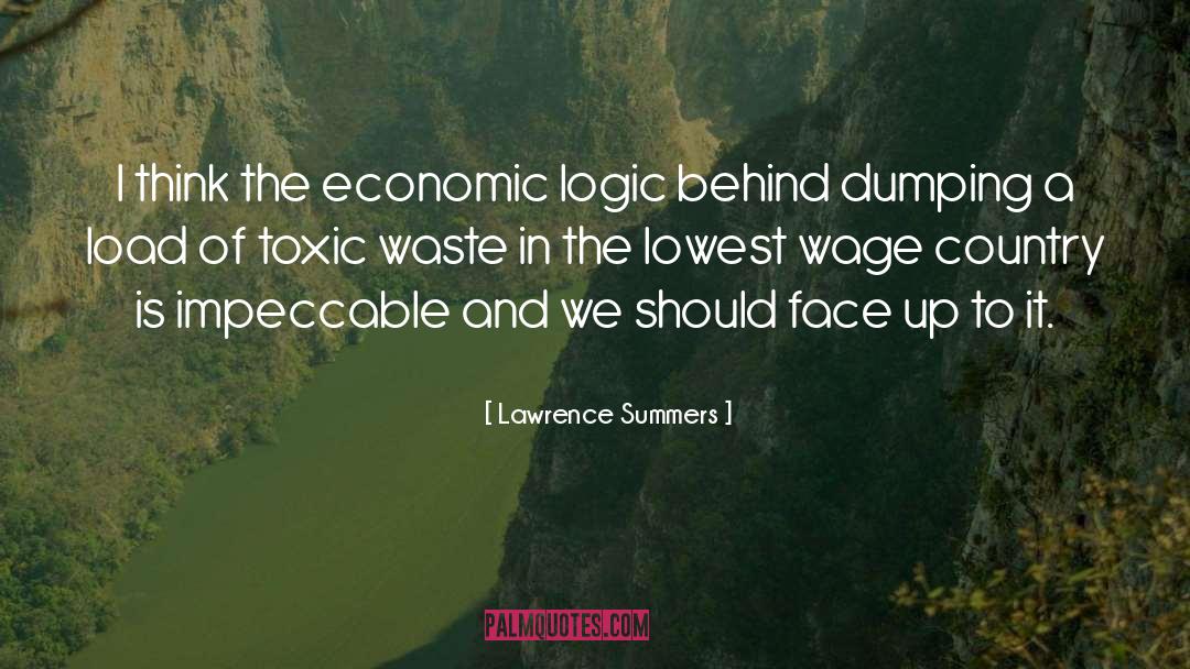 Lawrence Summers Quotes: I think the economic logic