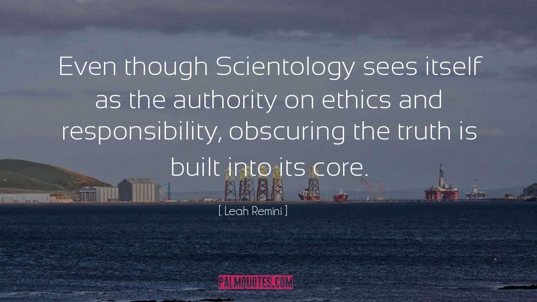 Leah Remini Quotes: Even though Scientology sees itself