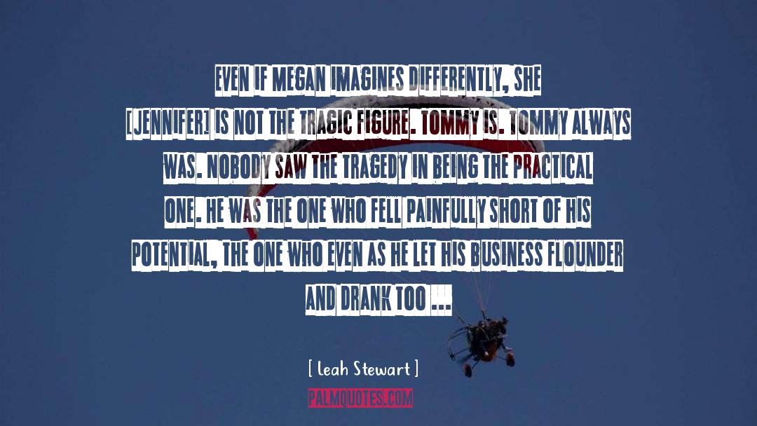 Leah Stewart Quotes: Even if Megan imagines differently,