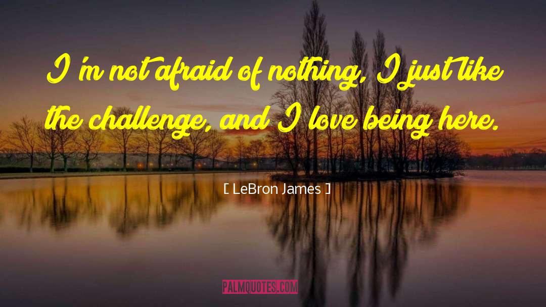 LeBron James Quotes: I'm not afraid of nothing,