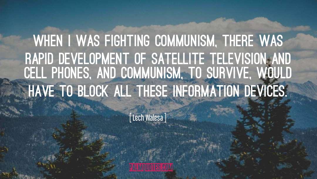 Lech Walesa Quotes: When I was fighting communism,