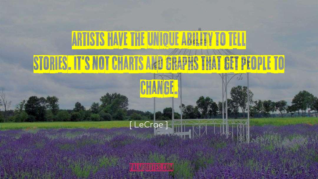 LeCrae Quotes: Artists have the unique ability