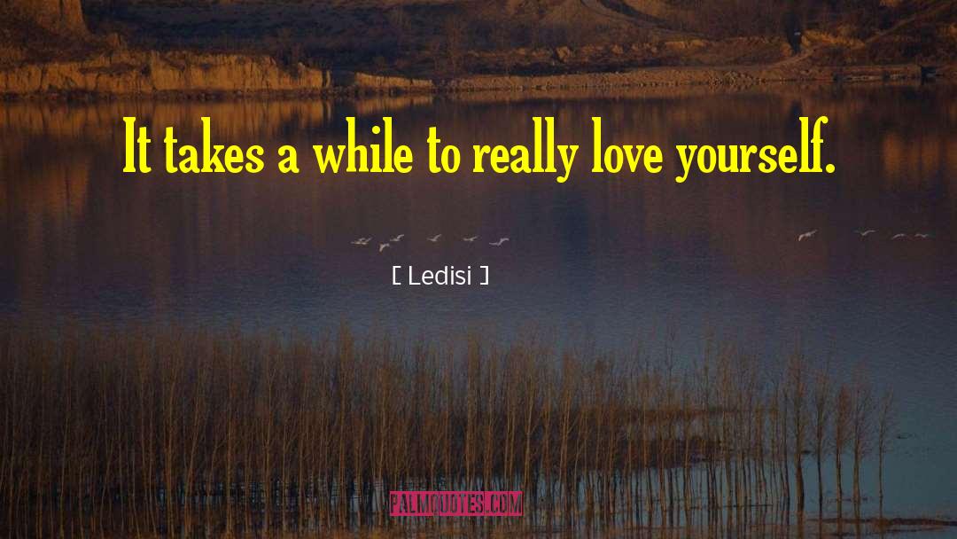 Ledisi Quotes: It takes a while to