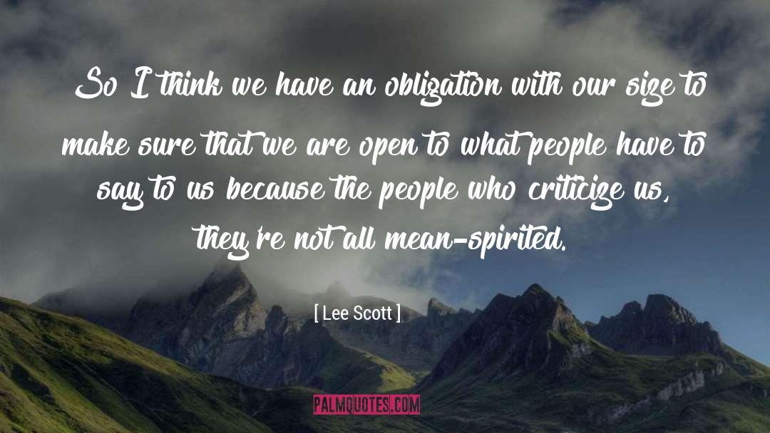 Lee Scott Quotes: So I think we have