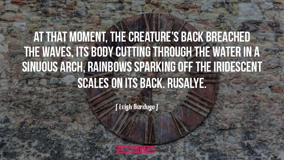 Leigh Bardugo Quotes: At that moment, the creature's