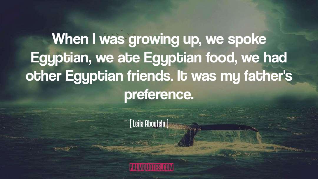 Leila Aboulela Quotes: When I was growing up,