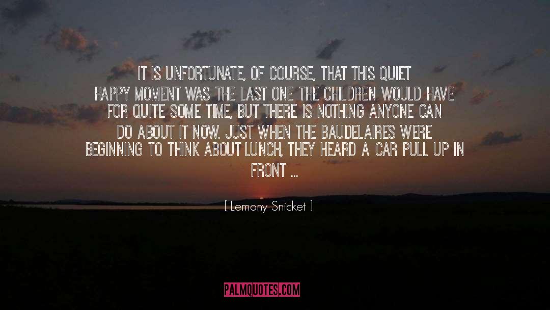 Lemony Snicket Quotes: It is unfortunate, of course,