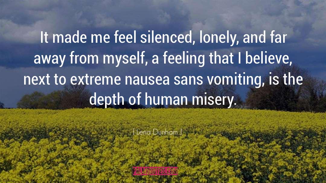 Lena Dunham Quotes: It made me feel silenced,