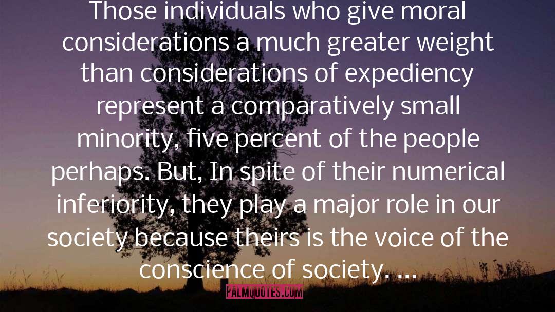 Leo Szilard Quotes: Those individuals who give moral