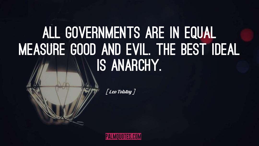 Leo Tolstoy Quotes: All governments are in equal