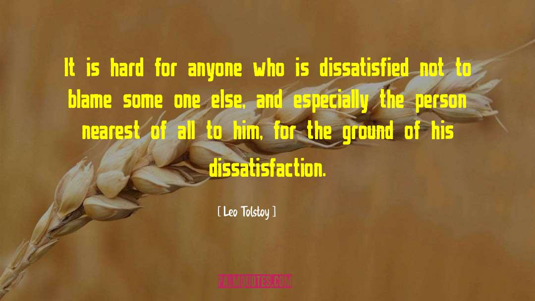 Leo Tolstoy Quotes: It is hard for anyone