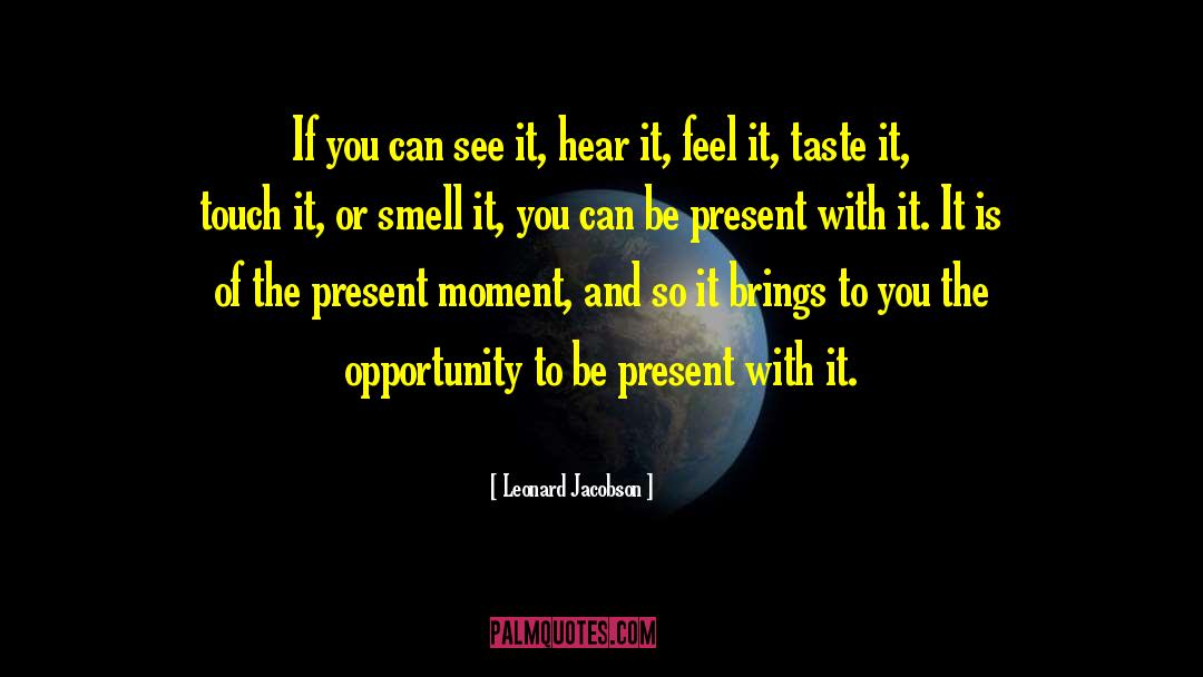 Leonard Jacobson Quotes: If you can see it,