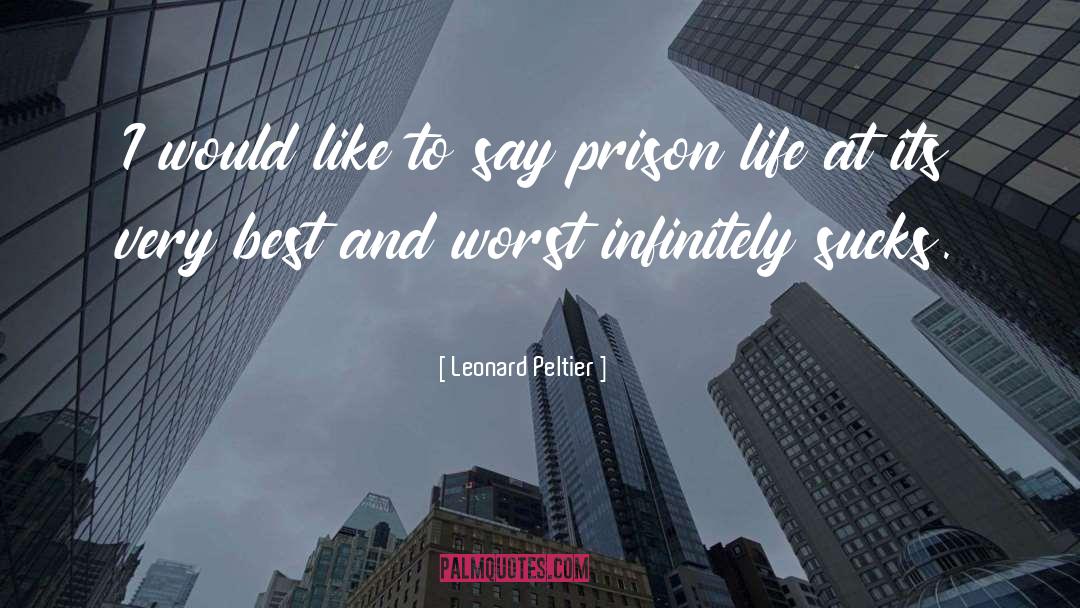 Leonard Peltier Quotes: I would like to say