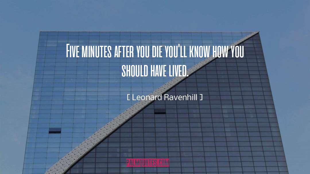 Leonard Ravenhill Quotes: Five minutes after you die