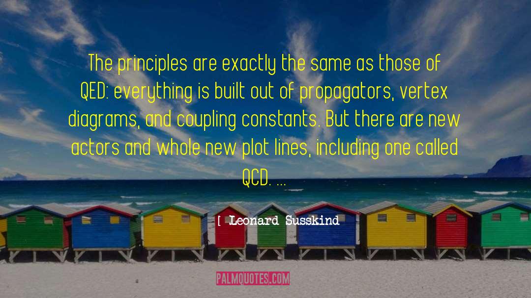 Leonard Susskind Quotes: The principles are exactly the