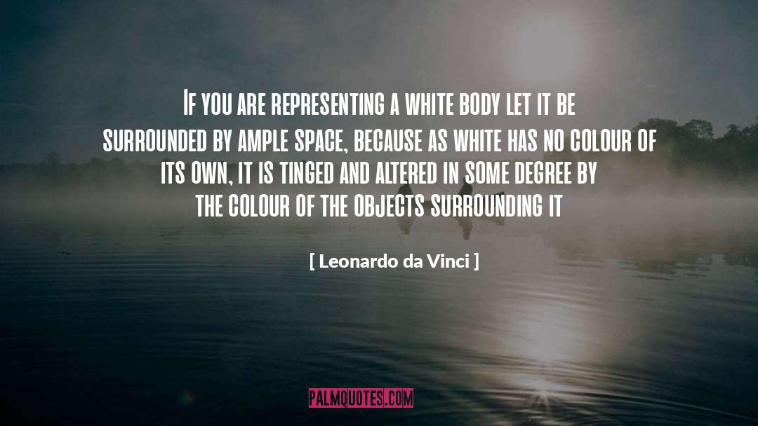 Leonardo Da Vinci Quotes: If you are representing a
