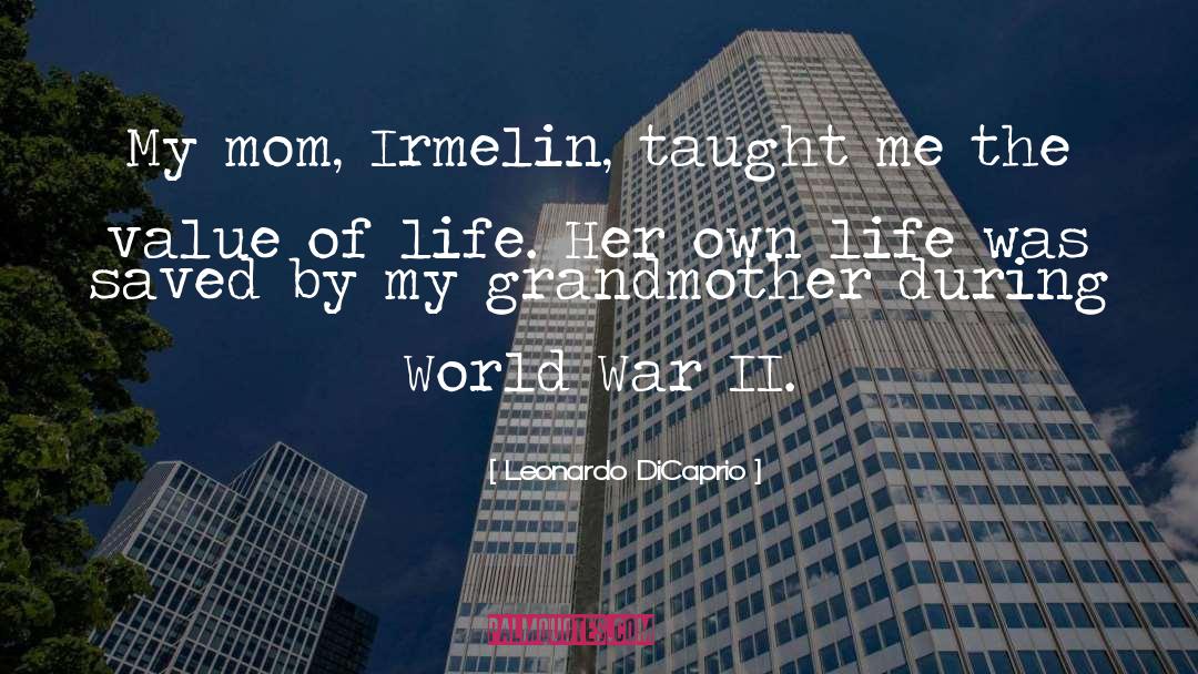 Leonardo DiCaprio Quotes: My mom, Irmelin, taught me