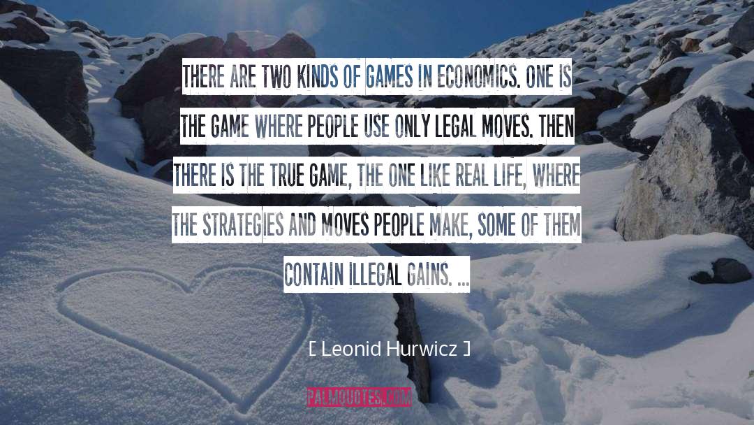 Leonid Hurwicz Quotes: There are two kinds of