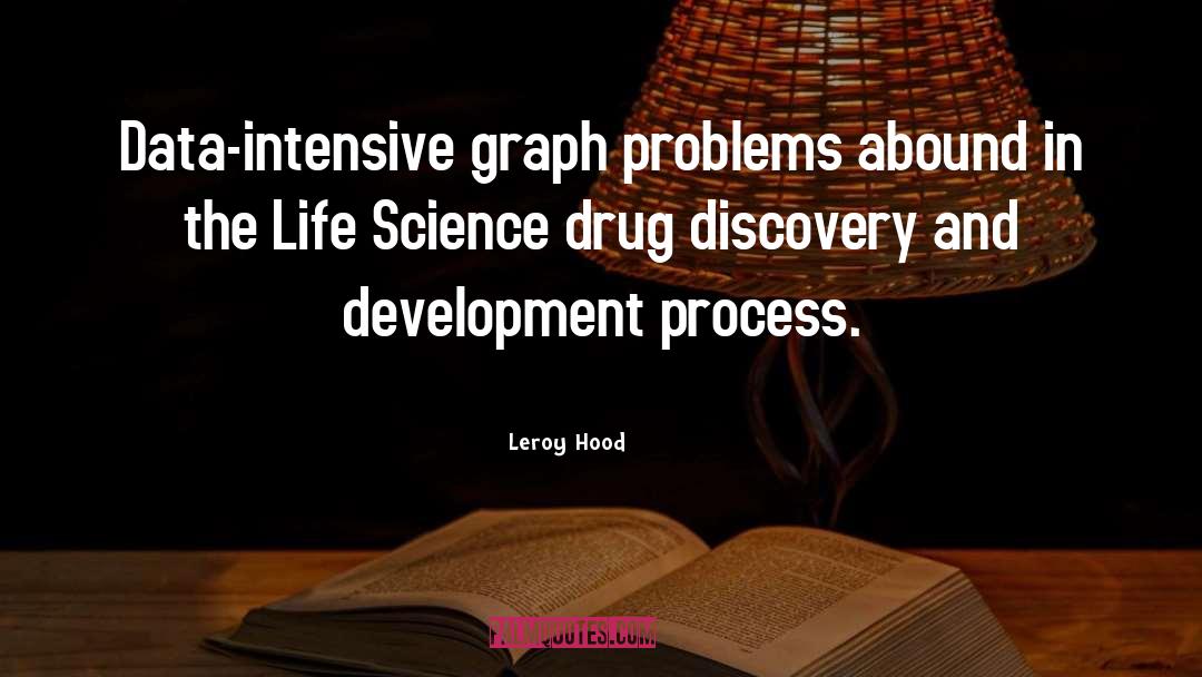 Leroy Hood Quotes: Data-intensive graph problems abound in