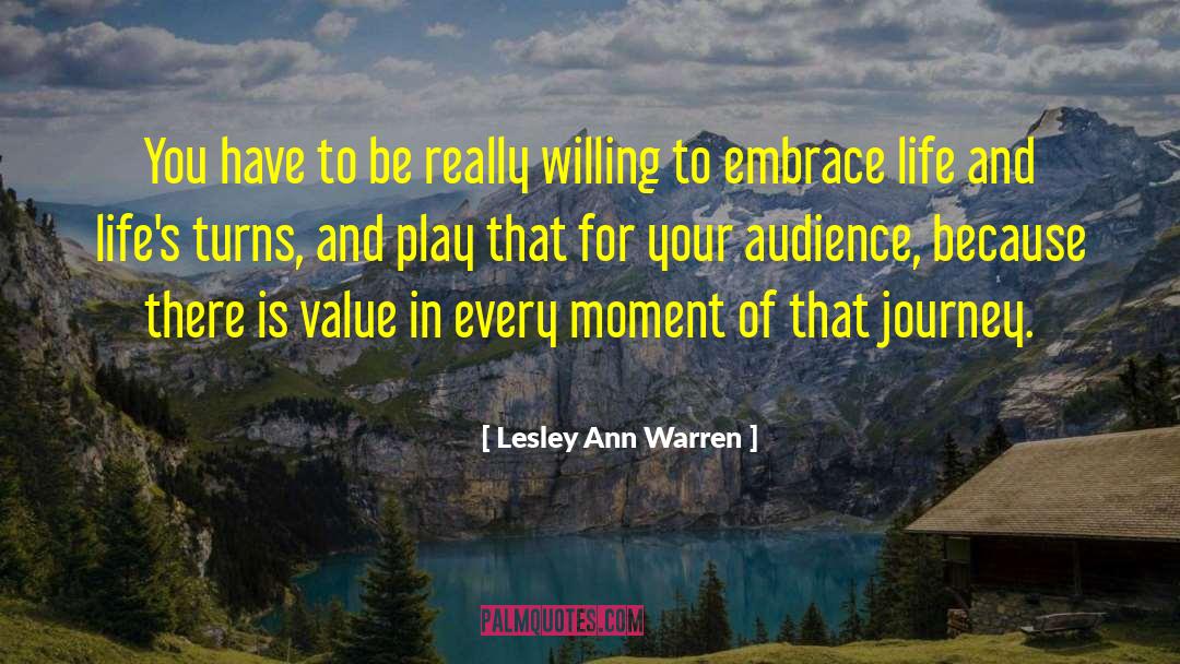 Lesley Ann Warren Quotes: You have to be really