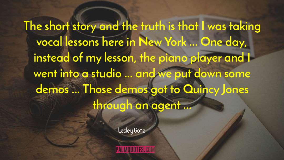 Lesley Gore Quotes: The short story and the