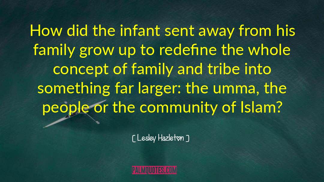 Lesley Hazleton Quotes: How did the infant sent