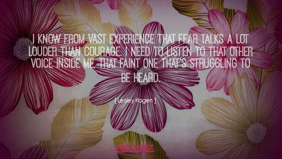 Lesley Kagen Quotes: I know from vast experience