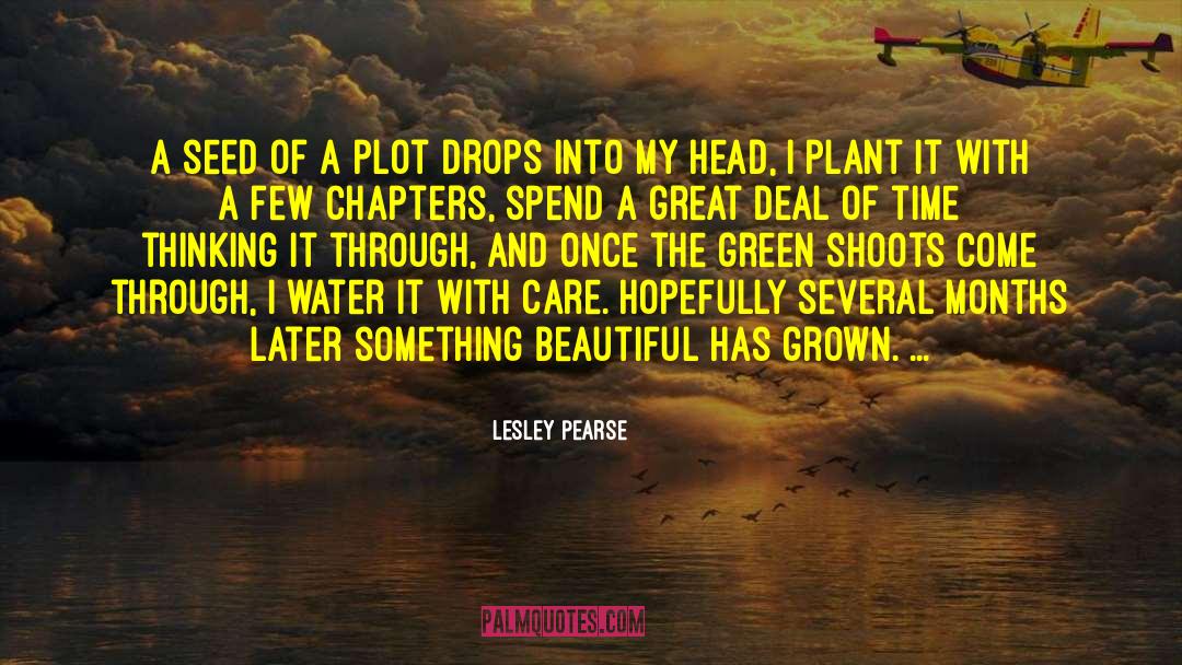 Lesley Pearse Quotes: A seed of a plot