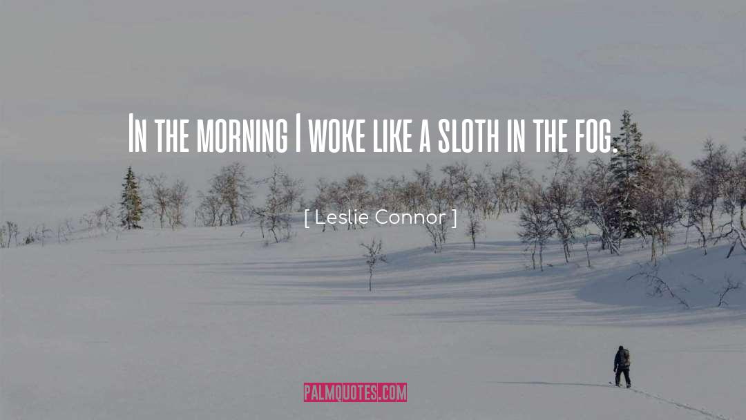 Leslie Connor Quotes: In the morning I woke